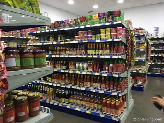 Oriental supermarket in Valencia