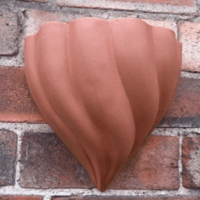 Terracotta Swirl Wallpot
