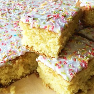 Old Skool Retro Sprinkle Tray Bake