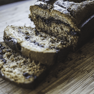 Super Moist Banana & Nutella Bread Loaf