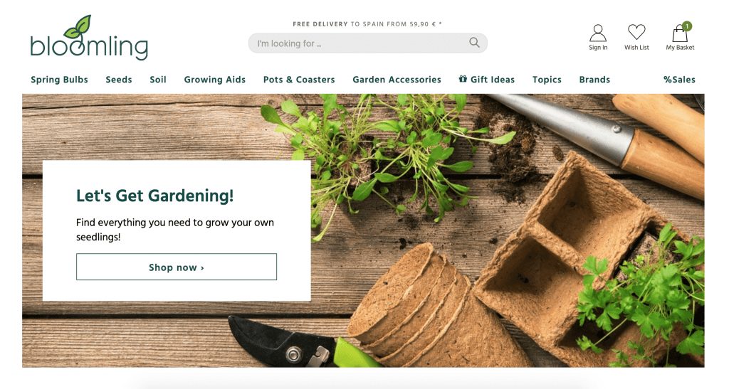 Bloomling Website
