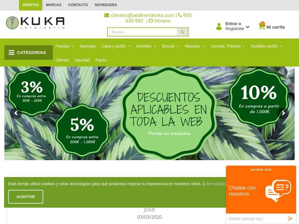 Jardineria Kuka Website