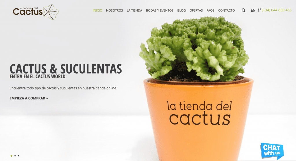 La Tienda Del Cactus Website