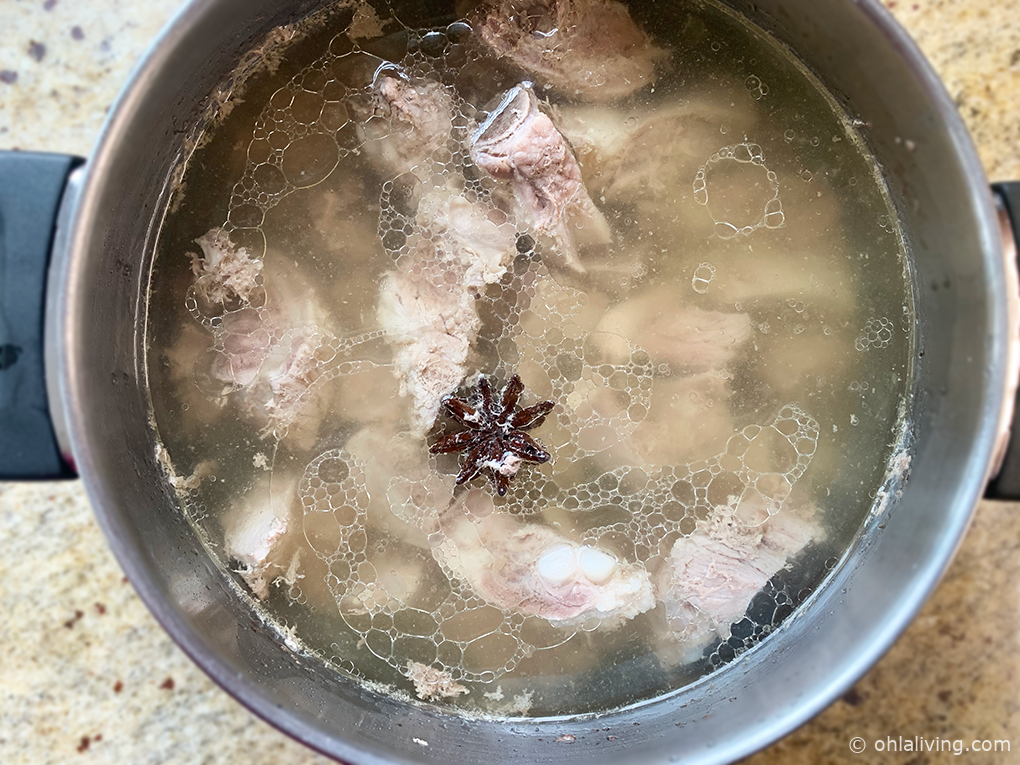 boiled ribs
