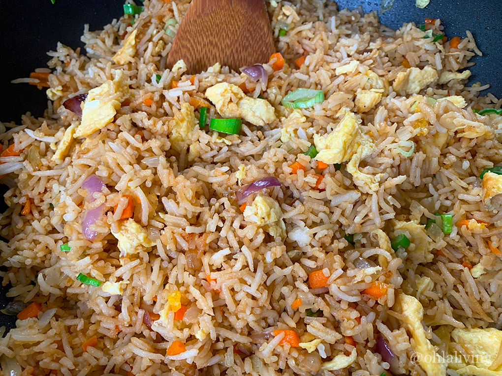 Egg Fried Rice - Steam & Bake