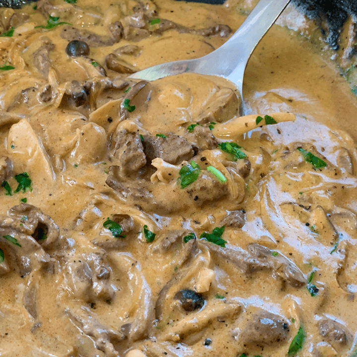Easy Classic Beef Stroganoff Recipe