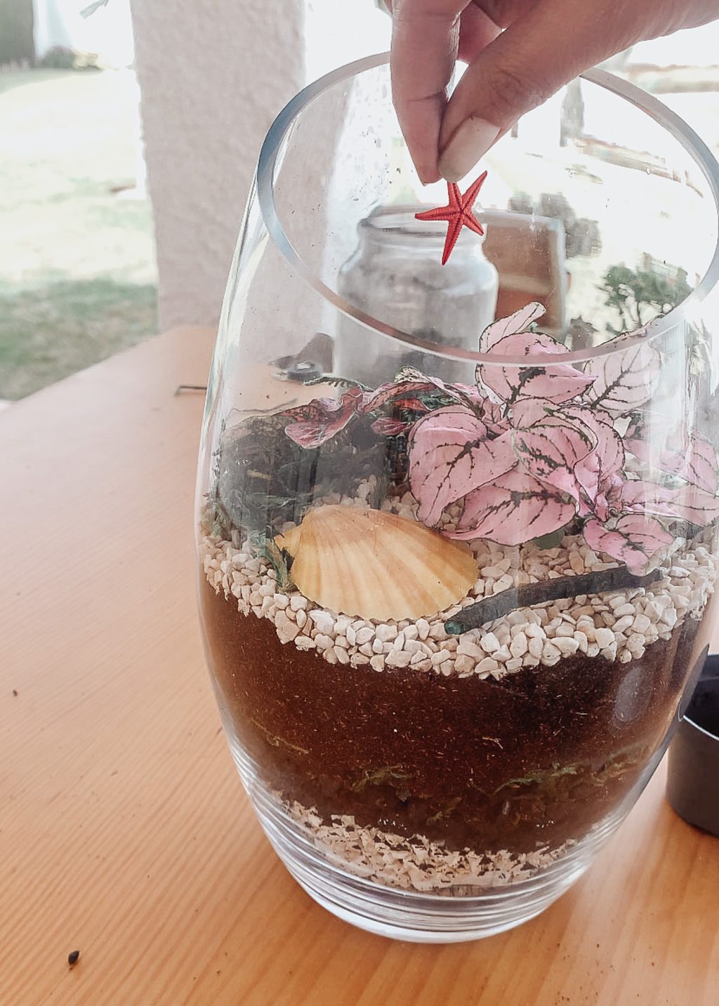 add decorations in your terrarium